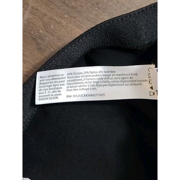 Eileen Fisher Viscose Blend Stretch Legging, in Black Sz Petites S Pre-owned - Picture 7 of 7